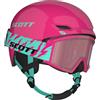 Scott Keeper 2 - Casco da sci + maschera da sci, rosa fluo/verde menta, M, 53-56 cm