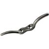 BESPORTBLE Bitta Marina per Barca in Acciaio Inox 316 Nera, Versione 316 | Base Aperta, Due Fori Passanti, Area Ampia per Fissaggio, per Cordame, Drizza e Paracord