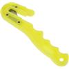 BRIGHTFUFU Taglierina Subacquea Portatile per Immersioni, Sicurezza e Taglio | Protezione Lama, in PP e Acciaio al Carbonio, per Alghe, Corda in Nylon, Giallo, Ricambio Incluso