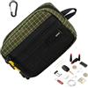 Generico Borsellino da Zaino Tasca Con Partizione E Fibbia | Accessori Portatili da Zaino per Trekking Per Monete Contanti Carte Cuffie Strumenti Campeggio Trekking
