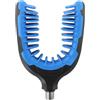 EfforPrac Testa porta canna da pesca, morbido TPR Gripper Rest per pesca alla carpa | TPR Soft Grip Rod Holder Elastico Canna da Pesca per Rosso Blu Pesce Rod Holder 3/8 Thread Rod Pod Head
