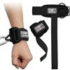 Comfy Sports Comode cinghie per sollevamento pesi con anello a D con risvolto, robuste e spesse comode cinghie di sollevamento, supporto per il polso per uomini, vestibilità sicura, presa migliorata, cinghie per