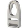 FACAIIO Fibbia in alluminio resistente per la sostituzione del sedile del kayak | Alluminio ad alta resistenza, finitura argento, dimensioni 61,4 x 30,4 mm, si adatta alla maggior parte dei sedili