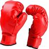 FewNvWa 1 Paio Guantoni Uomo Donna Sportivi Guantoni Kickboxing PU Antiusura Protezione Palmo Regolabili Adatti Marziali Allenamento Pugilato Spar
