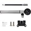 Generic Mano compatta con manometro, 160 psi, gonfiatore portatile per biciclette, palle, accessori per ciclismo, impugnatura ergonomica, pompe ad aria per bici
