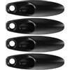 Cabilock Kit Passacavi Installazione Rapida e Compatibilità Nero 4 Pezzi in Lega di Alluminio per Freni Bici per Telaio Mountain Bike in Tutte Le Condizioni di Guida