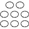 Generic 8Pcs Leghe di Alluminio Biciclette Movimento Centrale Rondella Biciclette Cassette Distanziali Volani Mozzi Distanziali per Mountain Bike Leghe di Alluminio Movimento Centrale Rondella Guarnizioni