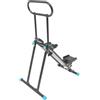 Velosh Stepper da arrampicata, 136 kg, Cardio Climber, pieghevole, 20 dB, nero | Display LCD, altezza 46-50 pollici, regolabile, stabile, allenamento per tutto il corpo, salvaspazio, per casa e palestra