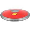 SAFIGLE Disco da 1kg in Nylon per Allenamento e Outdoor | Impugnatura Testurizzata, Finitura Antiscivolo, per Superficie Gommata e Metodo Giovanile, Rosso Scuro