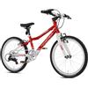 PROMETHEUS BICYCLES PRO Bicicletta 20 pollici bambino BMX | Bici bambino bambina 20 pollici alluminio dai 6 anni | Super leggera | con cambio Microshift a 7 marce | Rosso Nero