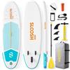 SLOOSH Tavola gonfiabile per stand up paddle, con accessori di alta qualità, pedana antiscivolo in EVA, pompa per il trasporto ultraleggera, per tutti i livelli di abilità