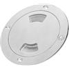 Ausla Round Yacht Deck Plate Cover for Boats,140MM,Prevents Rust | Design a forma di ventaglio con apertura facile e chiusura,Acciaio inossidabile 316,Coperchio di accesso al ponte marino