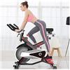 Generic Cyclette per interni con sedile regolabile e resistenza magnetica a 8 | Cyclette da interno con sedile regolabile e 8 livelli di resistenza magnetica per allenamenti efficaci a casa o in ufficio