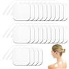 YARVPUV TENS Elettrodi Pads, 5 x 5 cm, 24 pezzi, Riutilizzabili per Elettrostimolatore e EMS Trainer, Connettore 2 mm