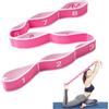 DHSBGWSX Fascia elastica per esercizi sportivi - Accessorio per ginnastica e yoga per stretching, attrezzature per il fitness (rosa)