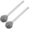 COLLBATH 2 Pezzi Perno carico Pesi 8x97 MM in Acciaio Inox PP | Blocco a sfera per fissaggio sicuro, anti-allentamento, compatibile con macchine pesi, palestra e casa