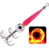 Genérico Kit di amo per calamari - Luce LED lampeggiante subacquea, esca elettronica impermeabile, attrezzatura in acqua salata | notte in acque profonde per calamari, seppie, polpi, barche e prohi
