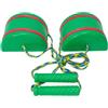 Wmqbjta Stepping per Equilibrio con Corda Antiscivolo Pietra di Bilanciamento Leggero Giocattolo Sensoriale per namento Motorio, attività All'aperto, Verde