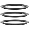 Toyvian 3 Pezzi Paracatena per Bicicletta in plastica nera 42 denti 4 fori | Protezione per corona leggera e resistente all'abrasione, per bici da strada e ciclismo, prolunga la durata