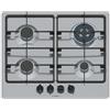 BOSCH - Serie 4 PGH6B5K60 Piano Cottura a Gas 60 cm 4 Fuochi in Acciaio Inox