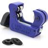 GOLDMAN SERVICE | Mini tagliatubi in rame strumento aria condizionata idraulico professionale + 2 lame di ricambio. Tubi rame alluminio PVC Dimensioni: (3-22 mm)