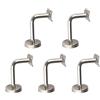Vogueing Tool Vogueing - Staffe per banista, per corrimano, per scale, solido binario, 5 pezzi, 60 x 100 mm