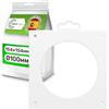 ONIX TECH Piastra Montaggio per Tubo di Ventilazione Ø100mm 154x154mm - MADE IN SPAIN | Garanzia di 5 Anni - ONIX TECH