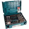Makita b-51699 trapano e bit set, 18 V, blu/nero, 115 mm/4.1/2-inch, 71-piece