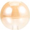 MAGICLULU Paralume Sfera in Vetro Ambrato G9 per Lampade Moderne da Interno | Finitura Elettroplaccata, Diffonde la Luce e Protegge Dalla Polvere, per Tavolo e Ambienti Domestici