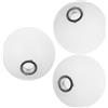 JUMPLAWN 3 Pezzi Paralume Globo in Vetro Satinato G9, Bianco, Stile Vintage | Diffusione Morbida della Luce, Riduce le Ombre, per Led, Caffè e Tavoli da Pranzo