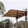 Zlovne Tendone in Policarbonato Spessa 3 Mm,Tettoia per Porta di Casa Moderna,Parapioggia Tettoia Tenda da Veranda per Esterno,Pensilina Copriporta Resistente Agli Urti 200 Kg (40x150cm/16x59)