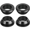 QUARKZMAN 10pz Occhielli Gomma 20mm Diametro Montaggio Occhielli Gomma Nero | per Cablaggio per Protezione Firewall Cavo Filo, per Tappi per Fori Gomma ID 16mm