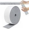 Ainiv 5 m x 6 cm Nastro Isolante in Feltro Autoadesivo per Tubi | Isolamento Termico per Interni ed Esterni, Protezione dal Gelo Invernale, Avvolgente Isolante Tubi per Protezione di Tubi