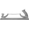 HoneybeeLY Telaio regolabile Fresato Dente Auto Corpo Lucidatore Pannello Metallo Lucidatura Curvo Dente In Acciaio PortFile Holder (Medium)