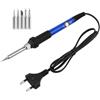 ZYLWLDP Saldatore in stagno di precisione, kit ferro da saldare, 60 W, temperatura regolabile da 200 a 450 °C, saldatore di precisione con 5 punti, stagno da saldare, soldering Iron per riparazione