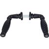 TLDSHOP® - Maniglia per porte metalliche o in ferro - spessore porta - colore NERA: 25÷38 (mm) - RUSTICA