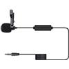 Comica Microfono Lavalier per smartphone TRRS (cavo 2,5 metri)