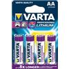 Varta 1x4 Professional Litio Mignon AA