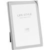 Deknudt Portafoto stretto in metallo color argento 13x18 S57MH1