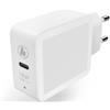 Hama Caricabatterie, Power Delivery (PD)/Qualcomm®, 18 W, bianco