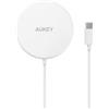 Aukey Aircore Caricabatterie magnetico Qi Wireless 15W - bianco