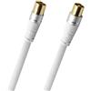 Oehlbach SL cavo ANTENNA 2.0m bianco