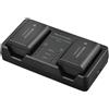 OM SYSTEM SBCX-1 batteria + set di caricabatterie