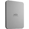 LaCie Mobile Drive 1TB v2 USB-C Moon Argento w/Rescue
