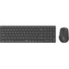 Rapoo 9700M Wireless multimode Blade Combo Compact Set, QWERTY US - Grigio scuro