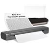 Pora&co Stampante termica A4 grigio