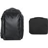 WANDRD Transit 35L Zaino da viaggio nero pacchetto essenziale