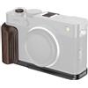 SmallRig L-Shaped Attacco Piastra con Wooden Handle per Fujifilm X-E5 Ebony Nero 6237