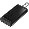 Xtorm Powerbank 15W Go2 Solar 10.000 mAh con torcia, Nero carbone