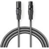 Nedis XLR 3 pin maschio-femmina cavo 3m